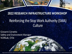 Reinforce the Stop Work Authority (SWA) Culture