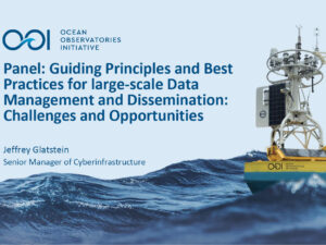Panel: Guiding principles and best practices for large-scale data management and dissemination: Challenges and Opportunities