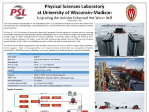 [Poster] Physical Sciences Laboratory at University of Wisconsin-Madison: Upgrading the IceCube Enhanced Hot Water Drill